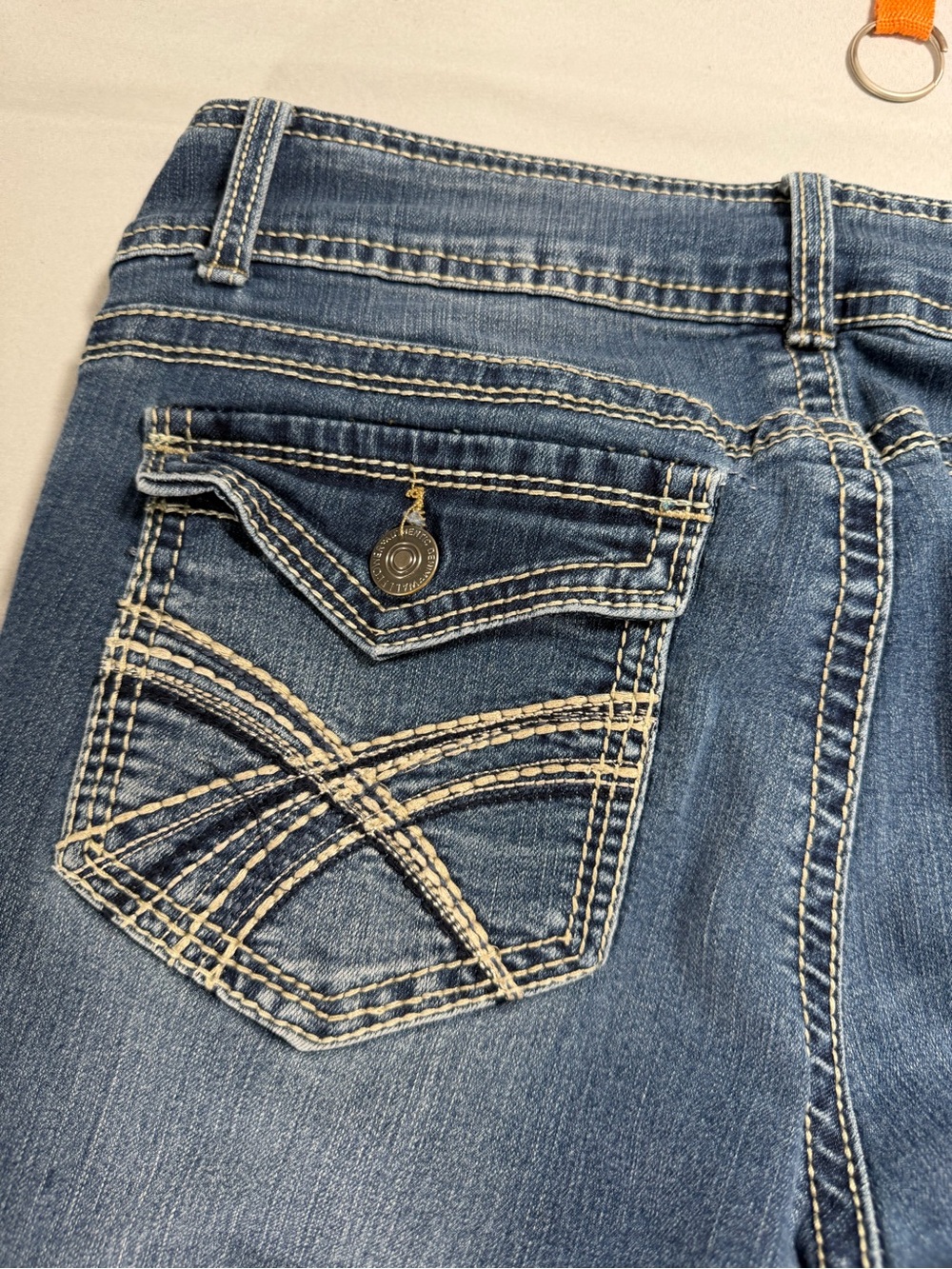 WallFlower "The Luscious Curvy" mid-rise denim jeans Sz 9R #927 - Picture 11 of 12